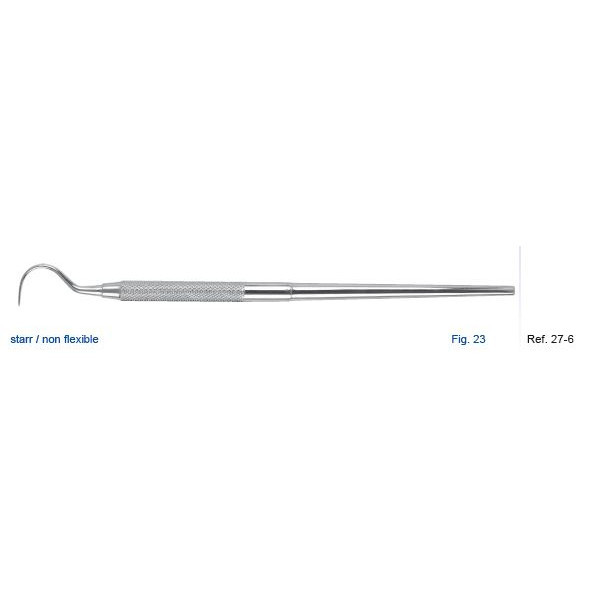 Зонд односторонний жесткий, форма 23, HLW Dental Instruments (Германия)