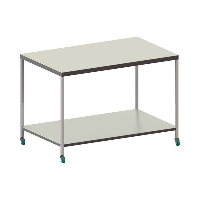 СММ-2 - столик передвижной инструментальный, полка из нержавеющей стали (1300х800х900 мм) | Виталия (Россия)