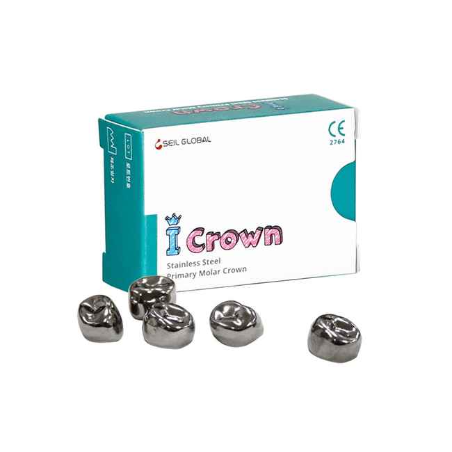 I Crown Refill - набор детских стоматологических коронок одного размера, 5 шт. | Seil Global (Ю. Корея)