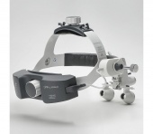 Heine ML4 LED Kit5 - налобный светодиодный осветитель ML4 LED с бинокулярными лупами 6x на профессиональном шлеме | Heine (Германия)