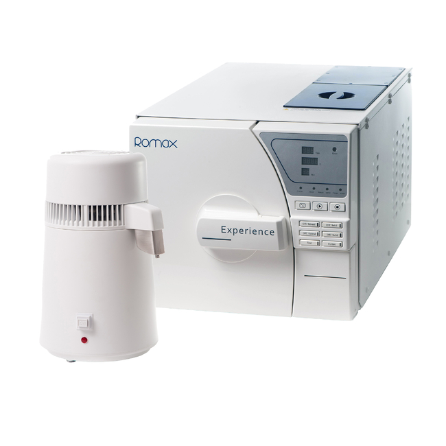 Комплект Romax: автоклав YS22L (22 л) + дистиллятор Z500 (4 л) | Romax (Китай)