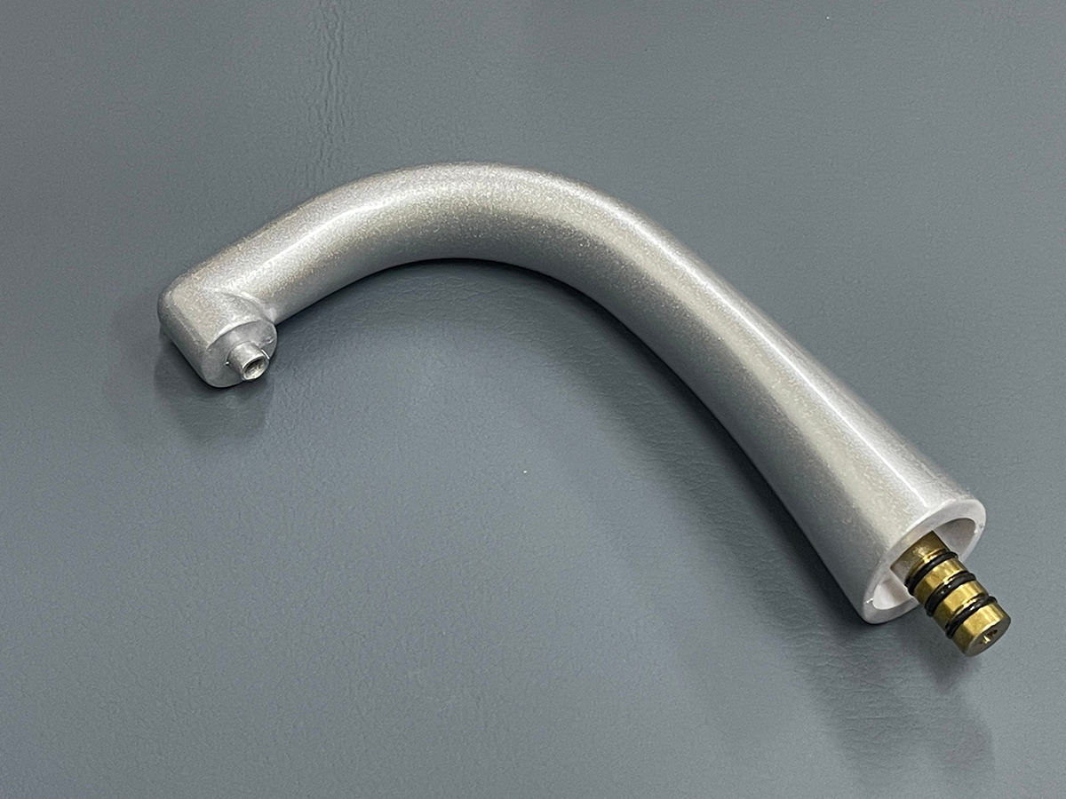 Краник наполнения стакана MERCURY Safety (серебро)