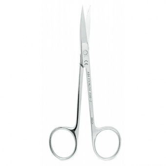 Ножницы для десны N2 изогнутые по плоскости, 12 см., Asa Dental (Италия)