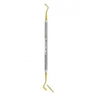 Штопфер-гладилка N3 двусторонняя (шарик-гладилка) с нитрит-титановым покрытием (золотым)