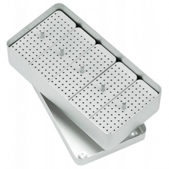 Подставка для эндоинструментов (180 штук), 204*105*54, алюминий, Asa Dental (Италия)