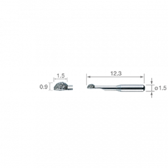 V-G76 - клиновидные насадки для минимального инвазивного лечения (3шт.)
